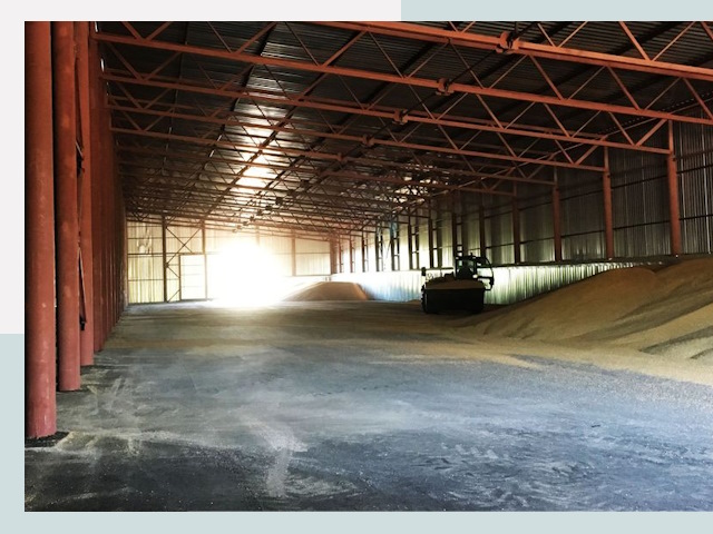 Строительство зернохранилищ в Раменском