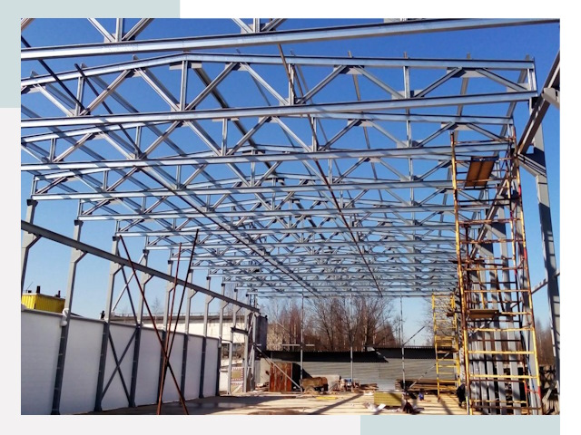 Строительство цехов в Раменское от 608 руб. под ключ