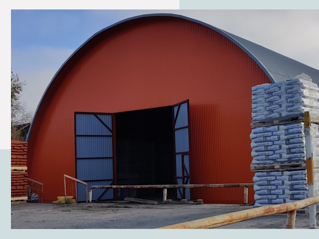 Полукруглые ангары по цене от 608 руб. в Раменское