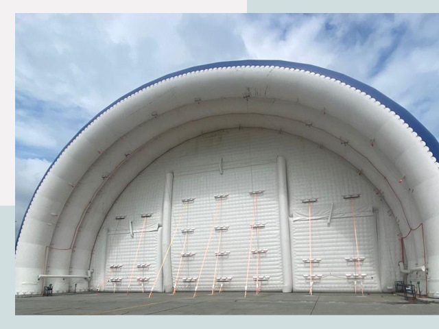 Пневмокаркасные ангары от СтальСтрой-Рмн по цене от 608 руб.