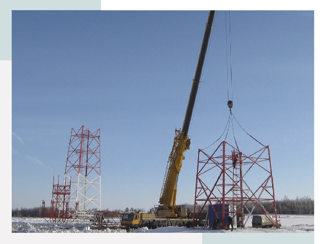 Монтаж вышек связи в Раменском