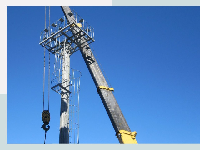 Монтаж осветительных мачт в Раменское от 608 руб.