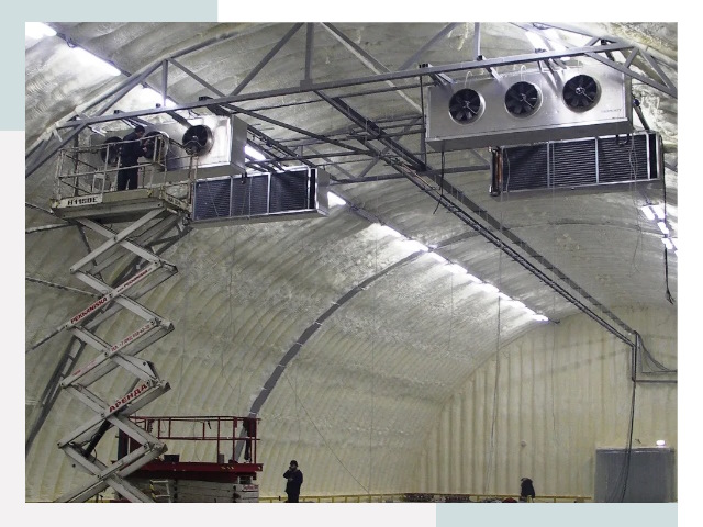 Оснащение ангаров в Раменском