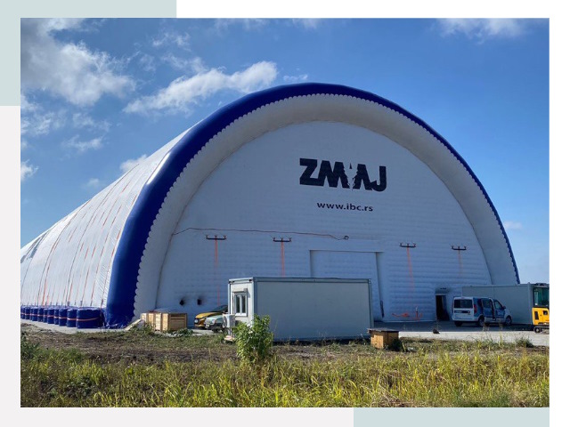 Брендирование ангаров в Раменском