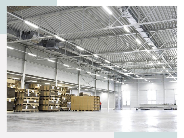 Освещение ангаров в Раменском