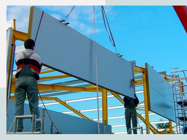 Монтаж сэндвич-панелей в Раменском от 608 руб.